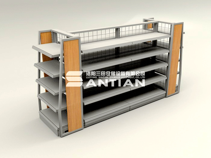ST-A001 便利店貨架-木側板